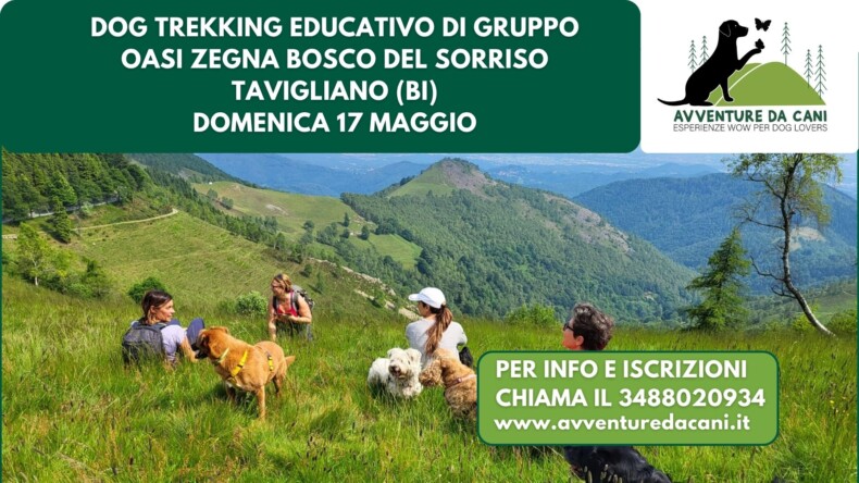 Passeggiata educativa di gruppo OASI ZEGNA Bosco del Sorriso Tavigliano (BI) 17 maggio