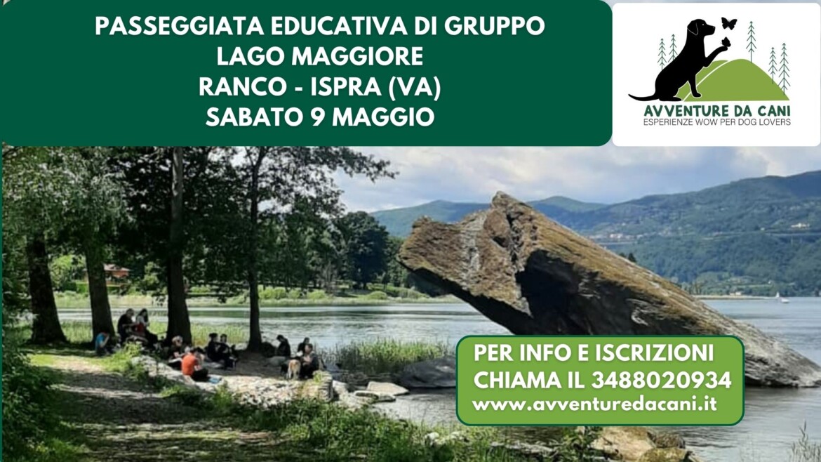 Passeggiata educativa di gruppo LAGO MAGGIORE Ranco (VA) 9 maggio